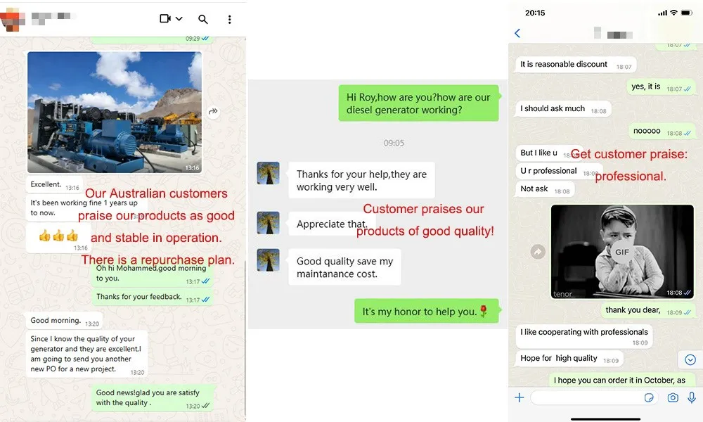 Genset Generator Customer Praise Genset Generator Customer Praise