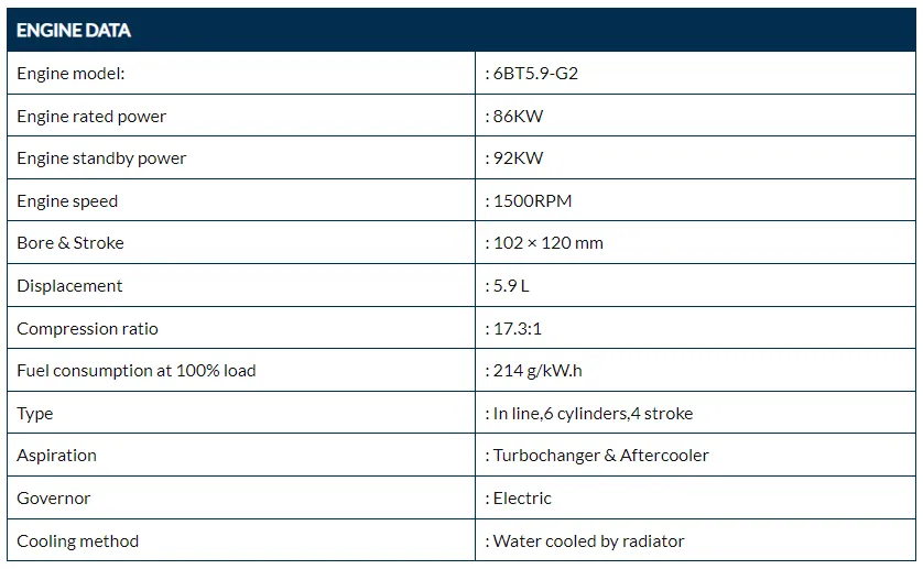 Dg Diesel Generator Set parameters2 Dg Diesel Generator Set parameters2